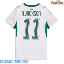 Camisa de time de futebol Senegal Nicolas Jackson #11 Replicas 1º Equipamento Feminina Mundo 2026 Manga Curta